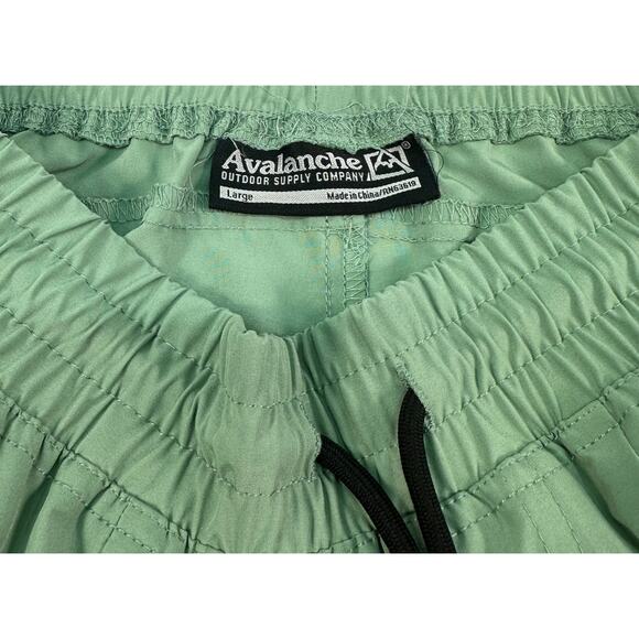 Avalanche Outdoor Supply Co. Green Parachute Ripstop Pants Men’s Size Large - Picture 3 of 9